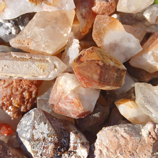 ORANGE RIVER QUARTZ SMALL PIECES