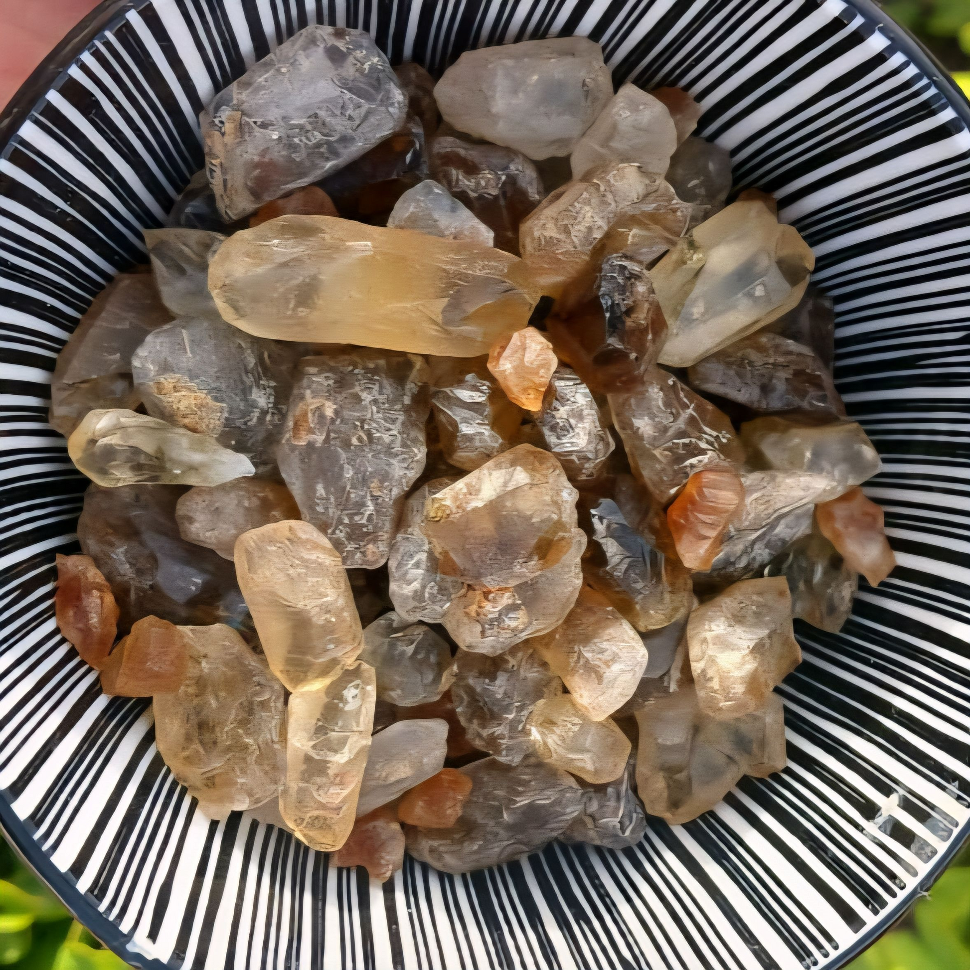 NATURAL SMOKEY CITRINE POINTS 