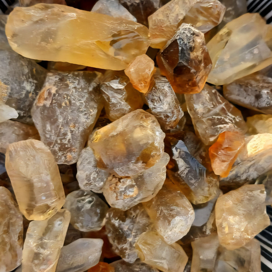 NATURAL SMOKEY CITRINE POINTS 