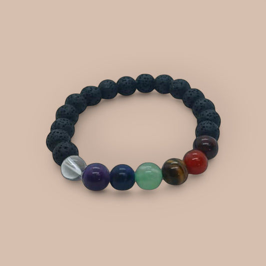 BRACELET CHAKRA BEADS 6MM