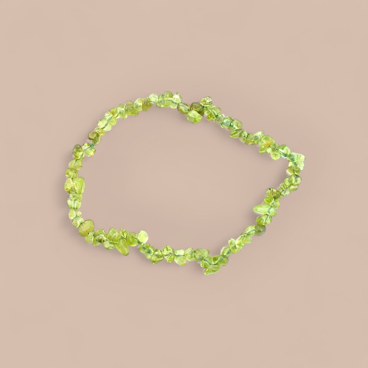 BRACELET PERIDOT CHIPS