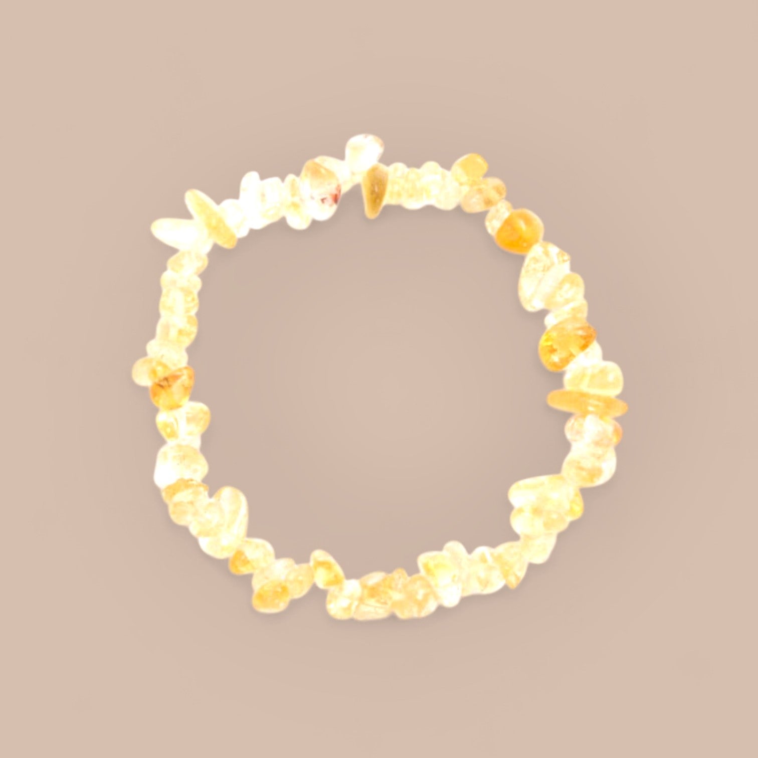 BRACELET CITRINE CHIPS