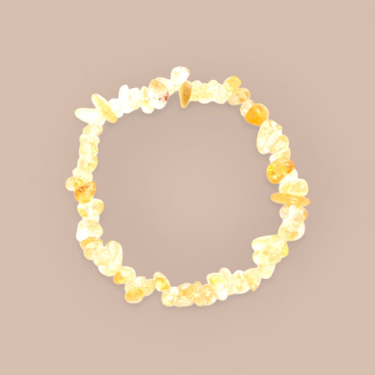 BRACELET CITRINE CHIPS