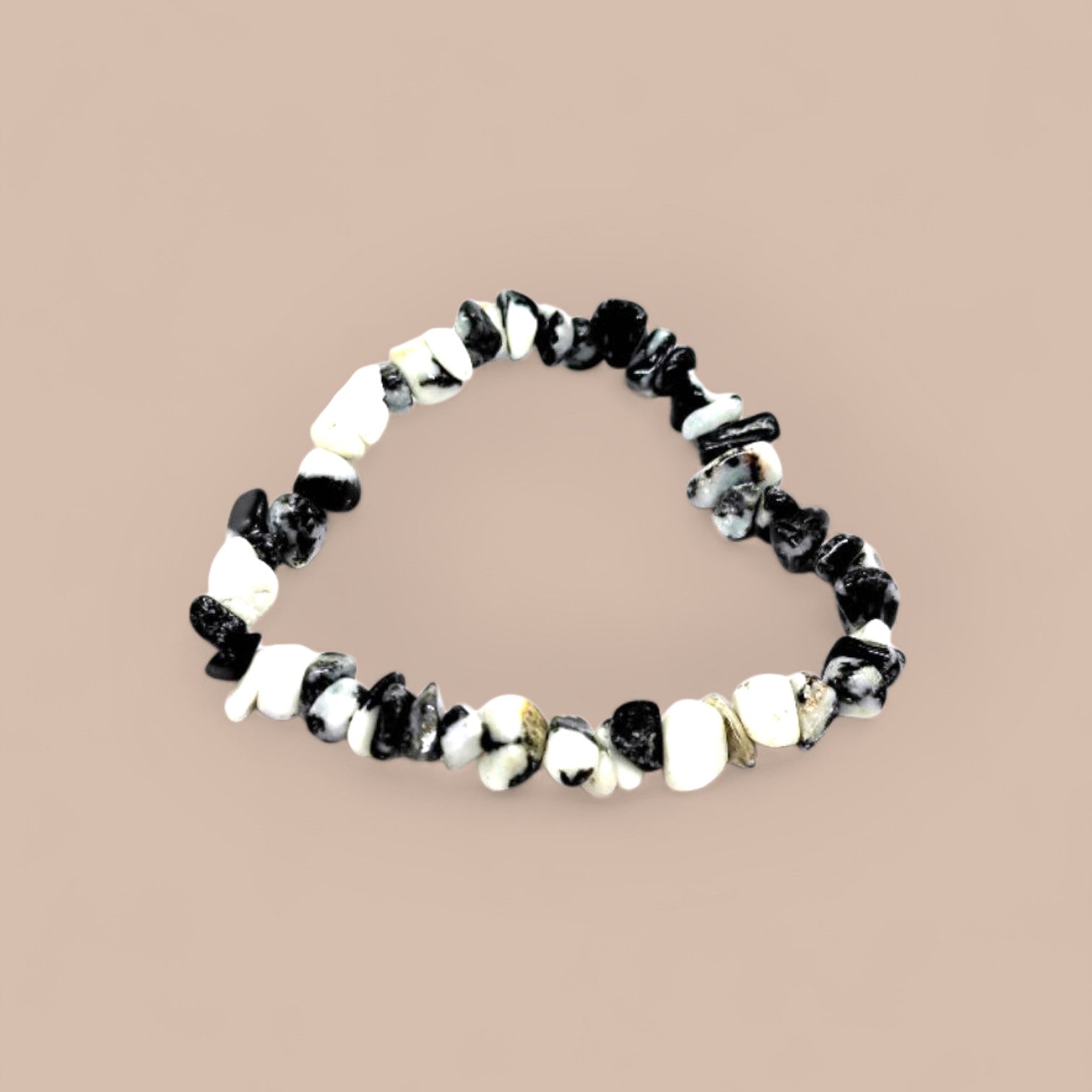 BRACELET ZEBRA JASPER CHIPS