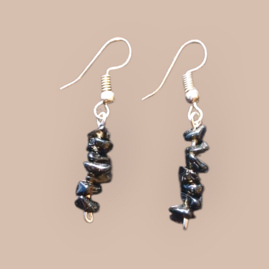 TOURMALINE CHIPS EARRINGS 