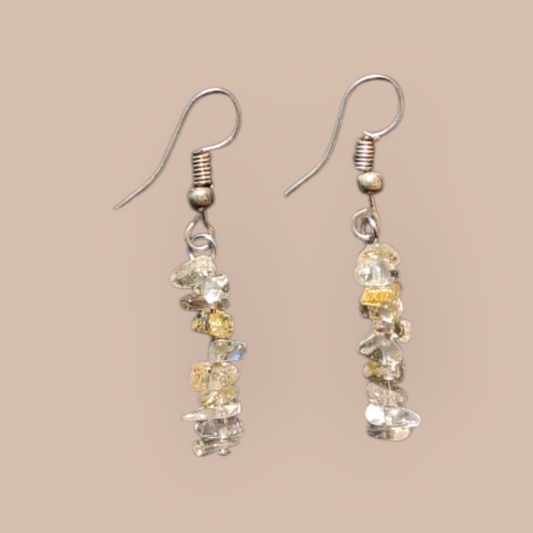 CITRINE CHIPS EARRINGS 