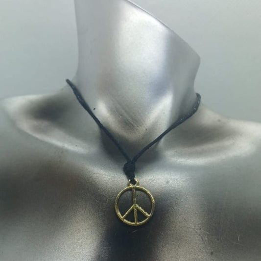 PEACE CHARM PENDANT NECKLACE