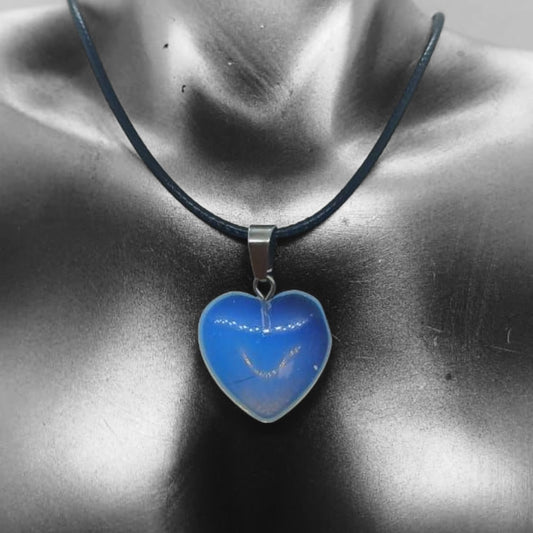 OPALITE HEART PENDANT