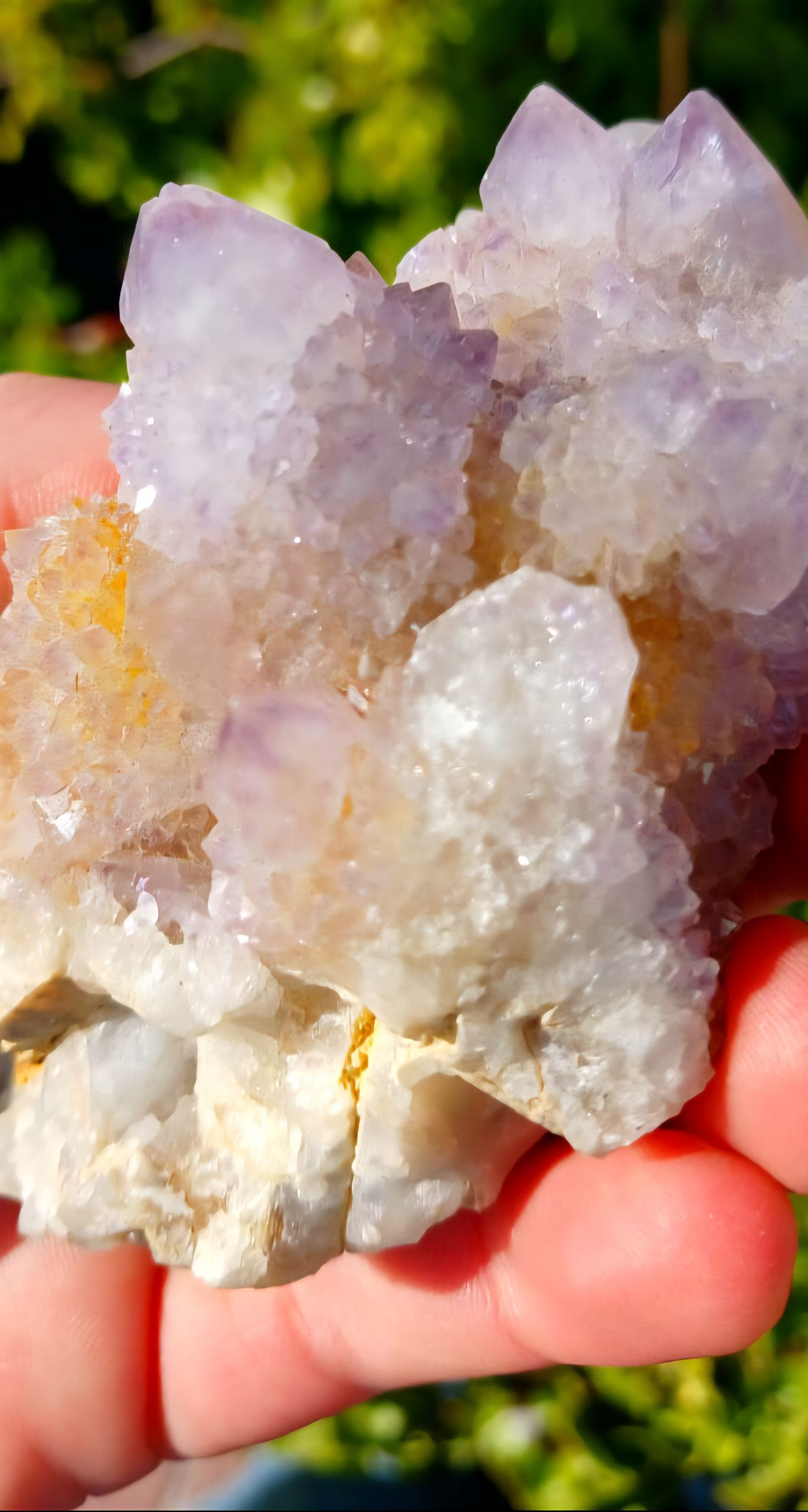 SPIRIT QUARTZ AMATHYST CLUSTER
