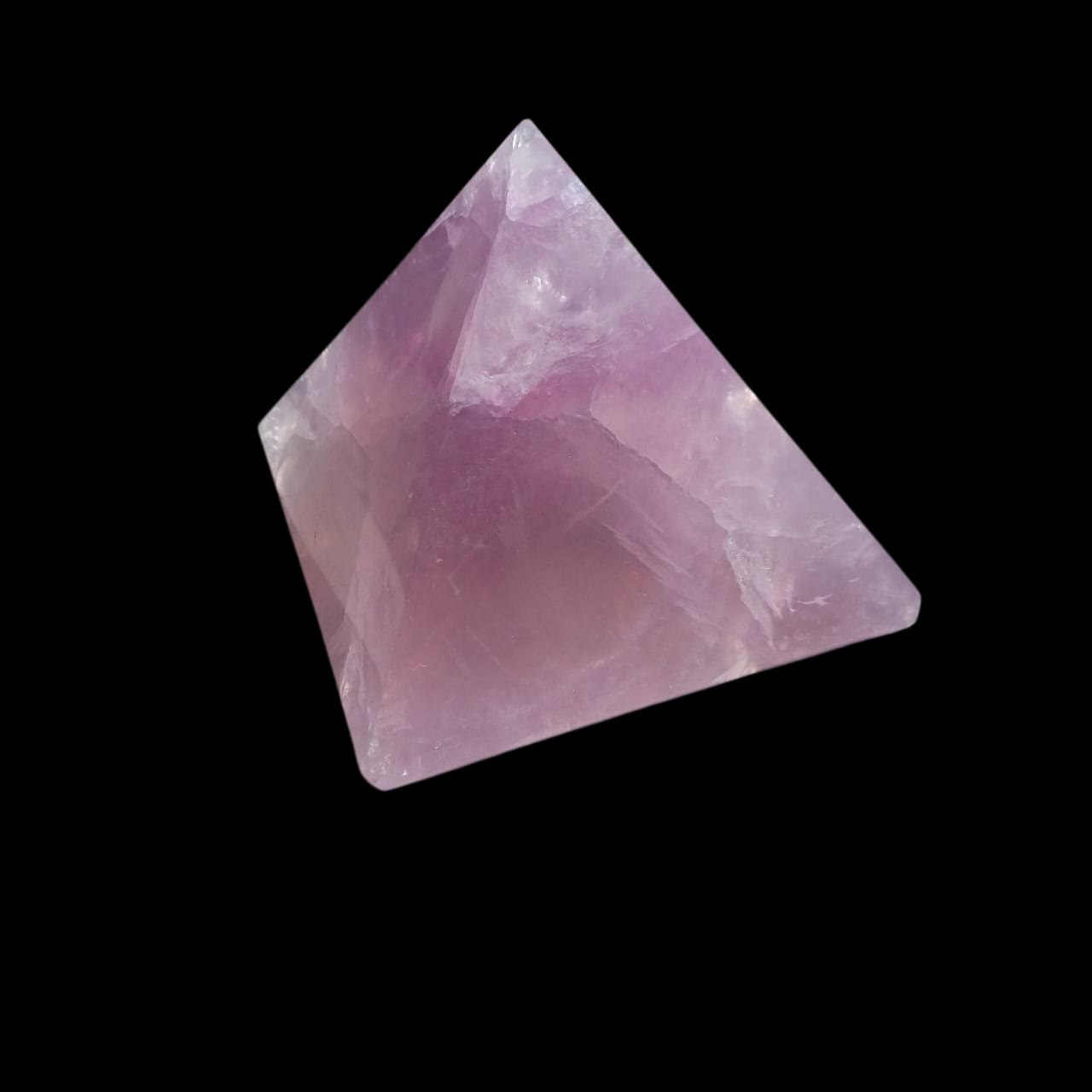 PINK FLOURITE PYRAMID