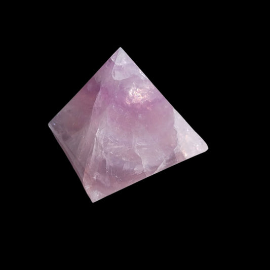 PINK FLOURITE PYRAMID