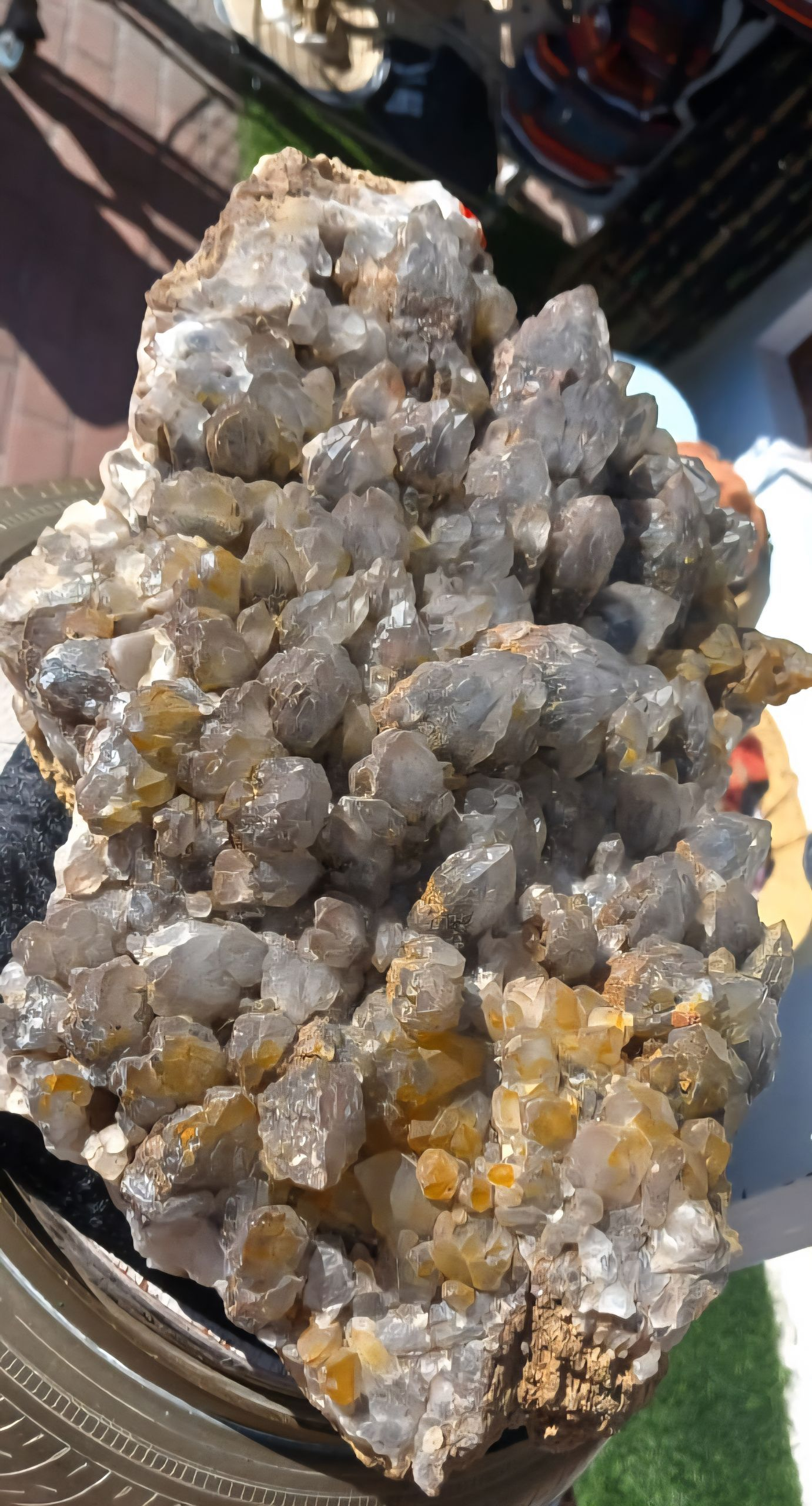 QUARTZ CELESTIAL  STEINKOPF 38CM