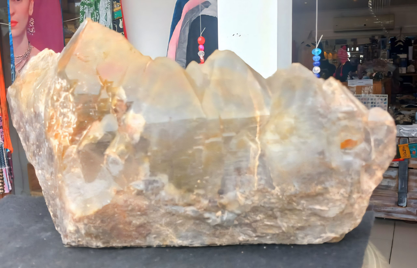 SMOKEY QUARTZ CLUSTER  31CM