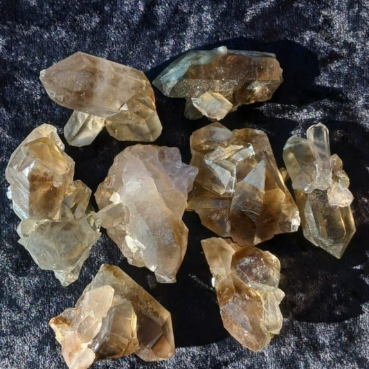 SMOKEY QUARTZ CLUSTERS 3-5CM