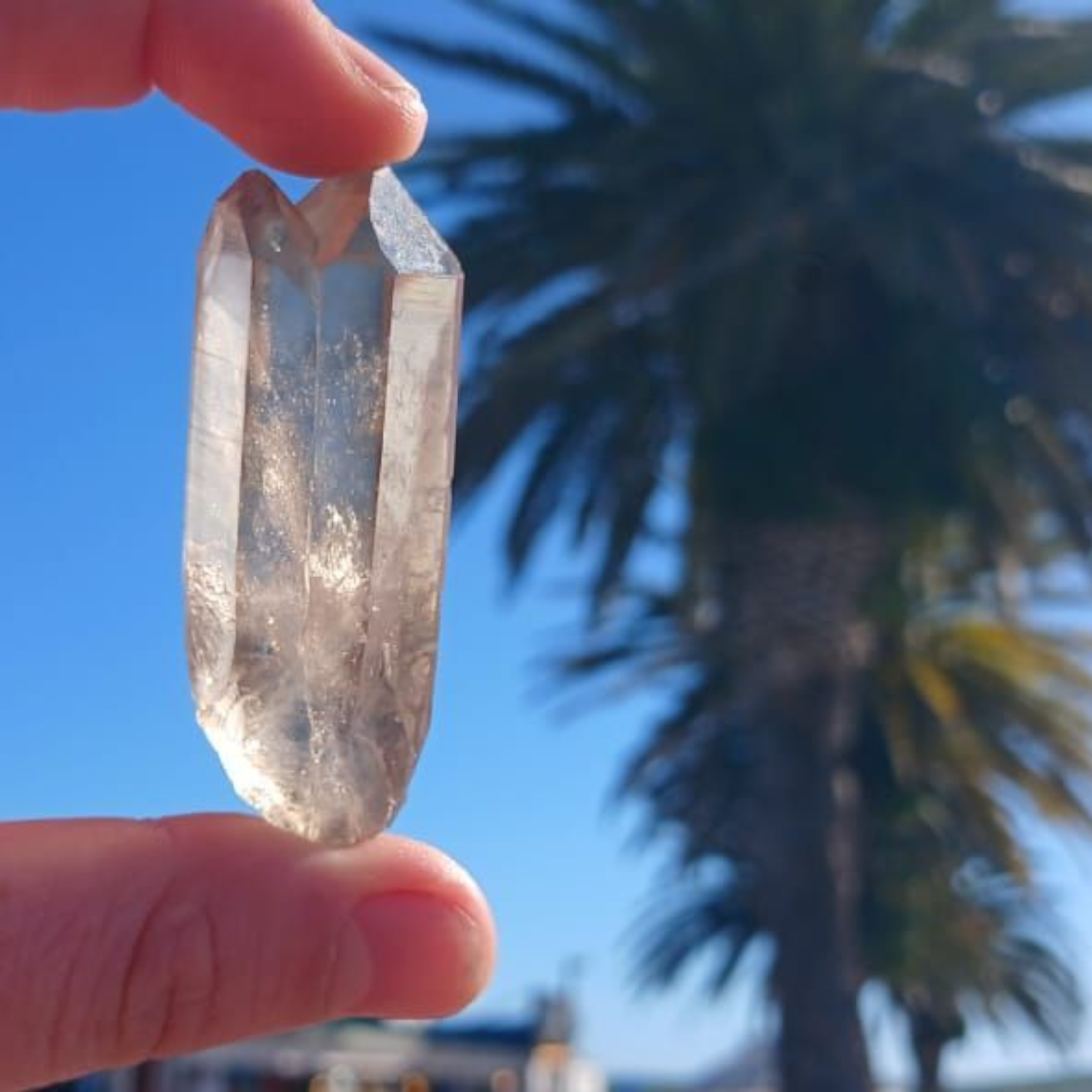 SMOKEY QUARTZ POINTS TWINS
