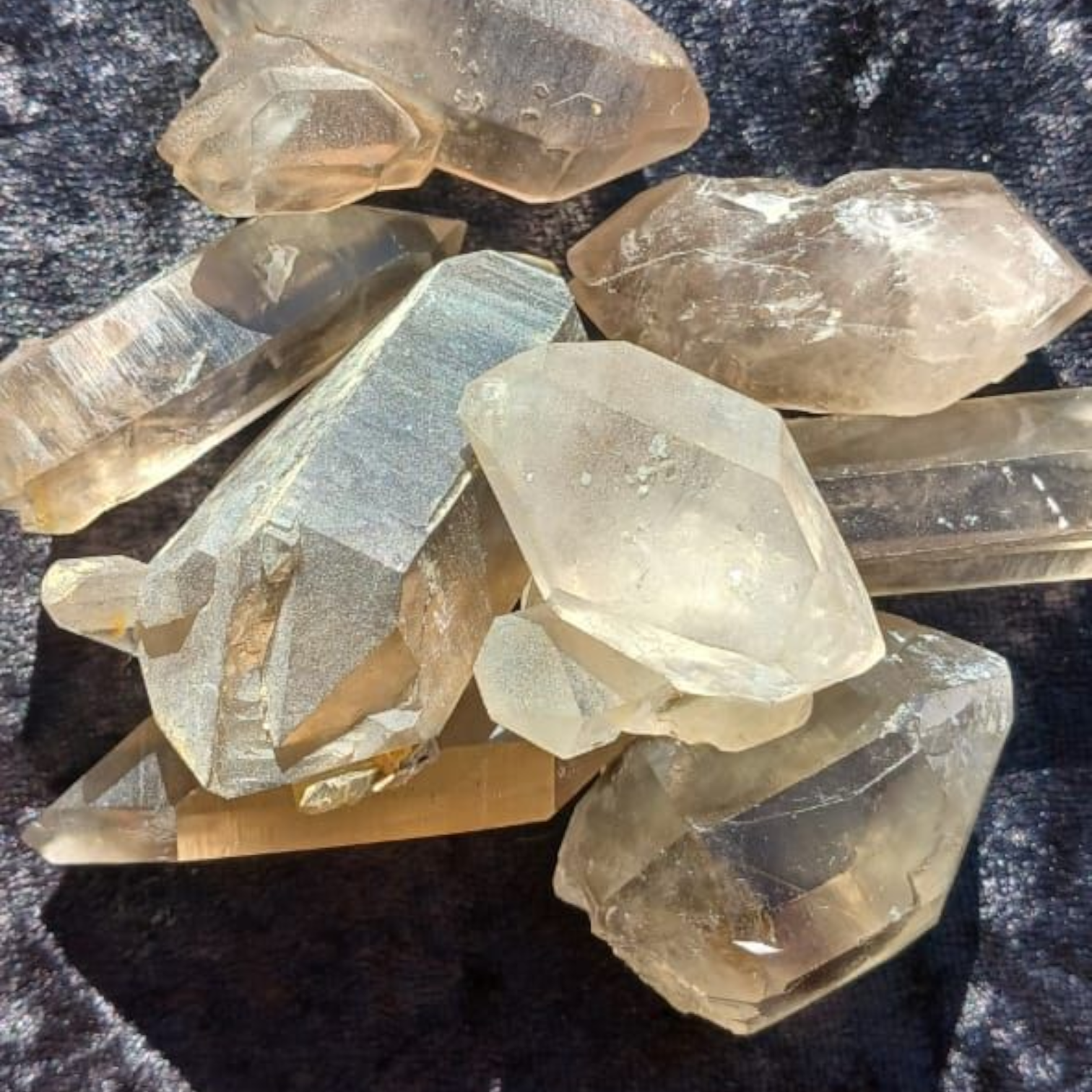 SMOKEY QUARTZ POINTS DOUBLE TERMINATED
