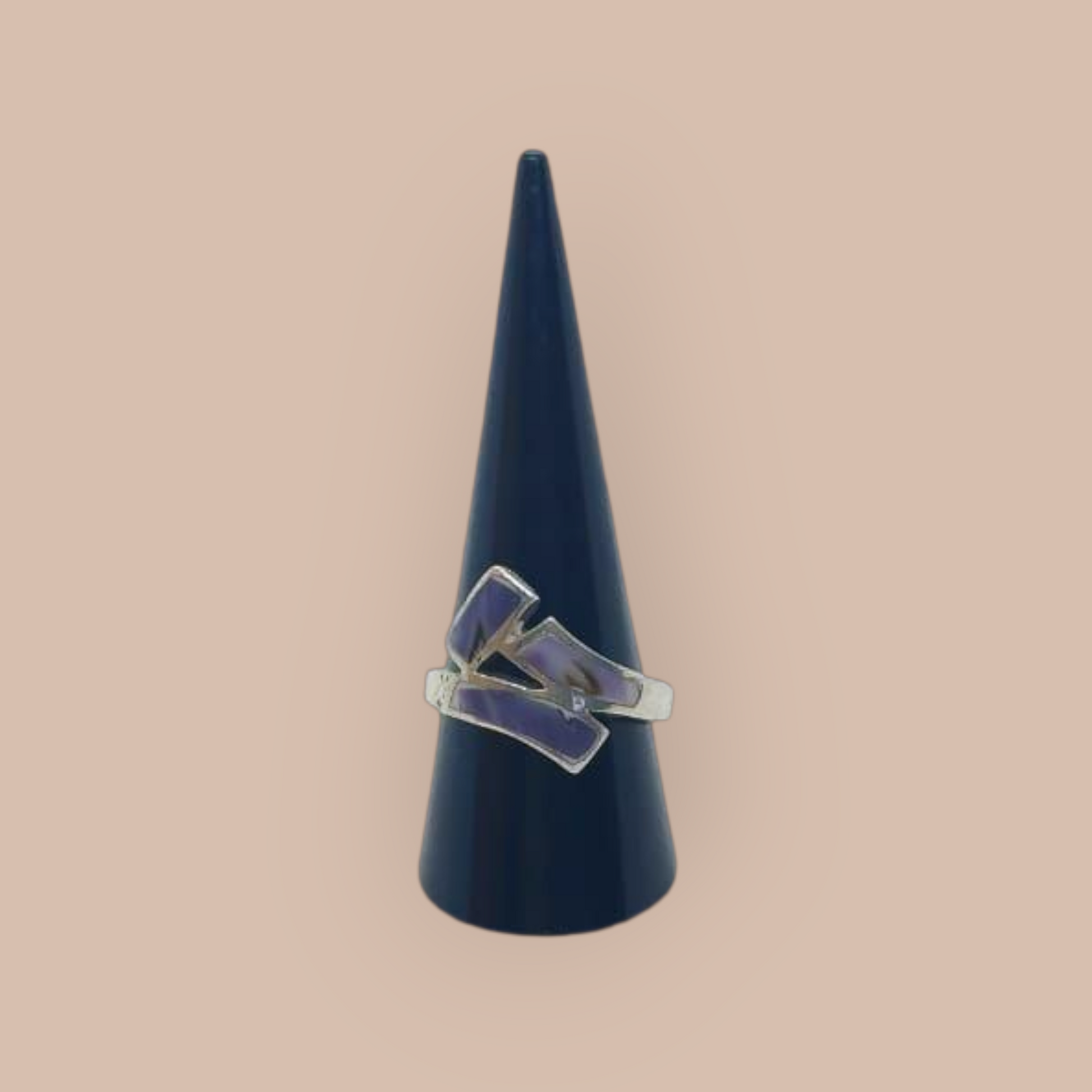 STERLING SILVER SHELL RING 