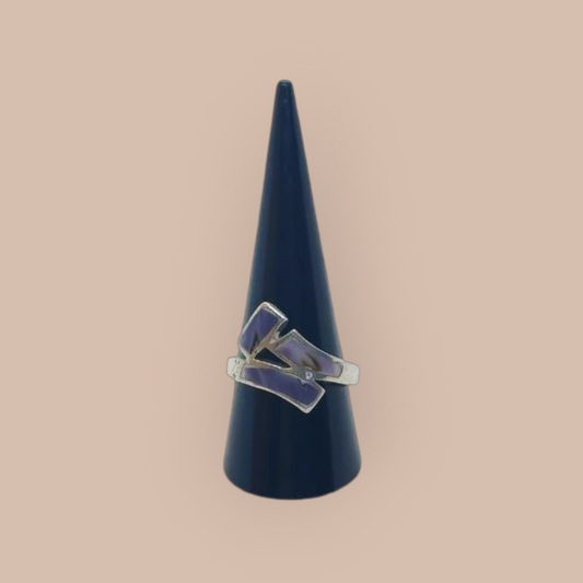 STERLING SILVER SHELL RING 