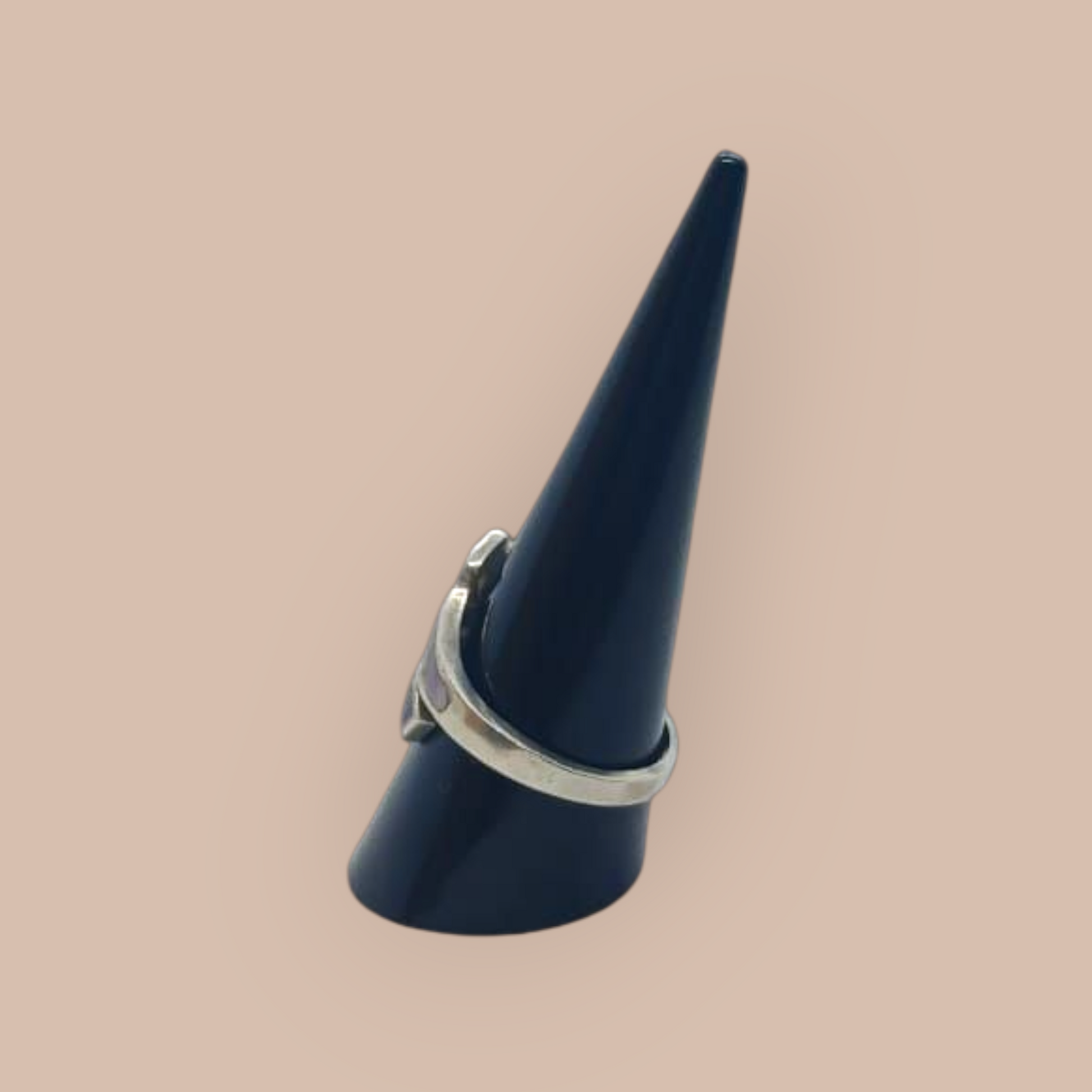STERLING SILVER SHELL RING 