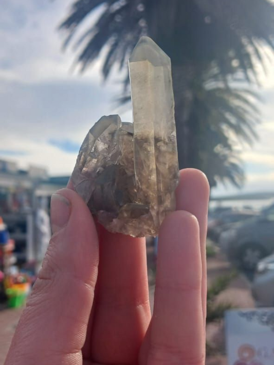 SMOKEY QUARTZ CLUSTER 