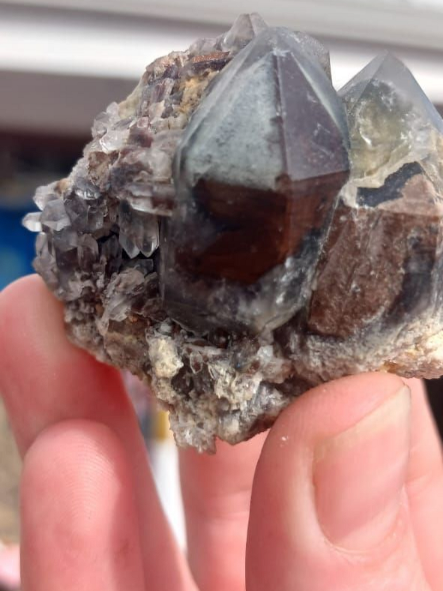 ORANGE RIVER PHANTOM QUARTZ SPECIMEN 