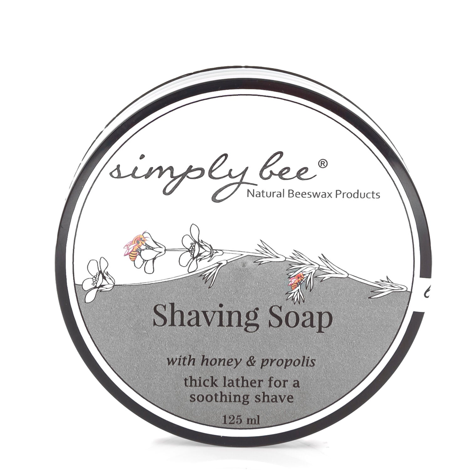 SIMPLY BEE SHQVING SOAP 125ML 