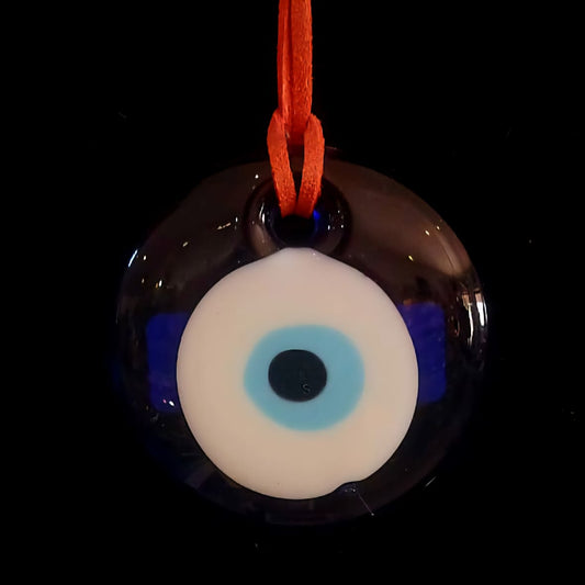 Evil Eye  Glass Hanging