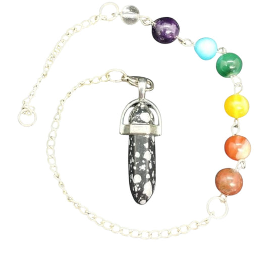 PENDULUM SNOWFLAKE OBSIDIAN