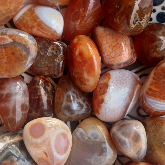 FIRE AGATE TUMBLE