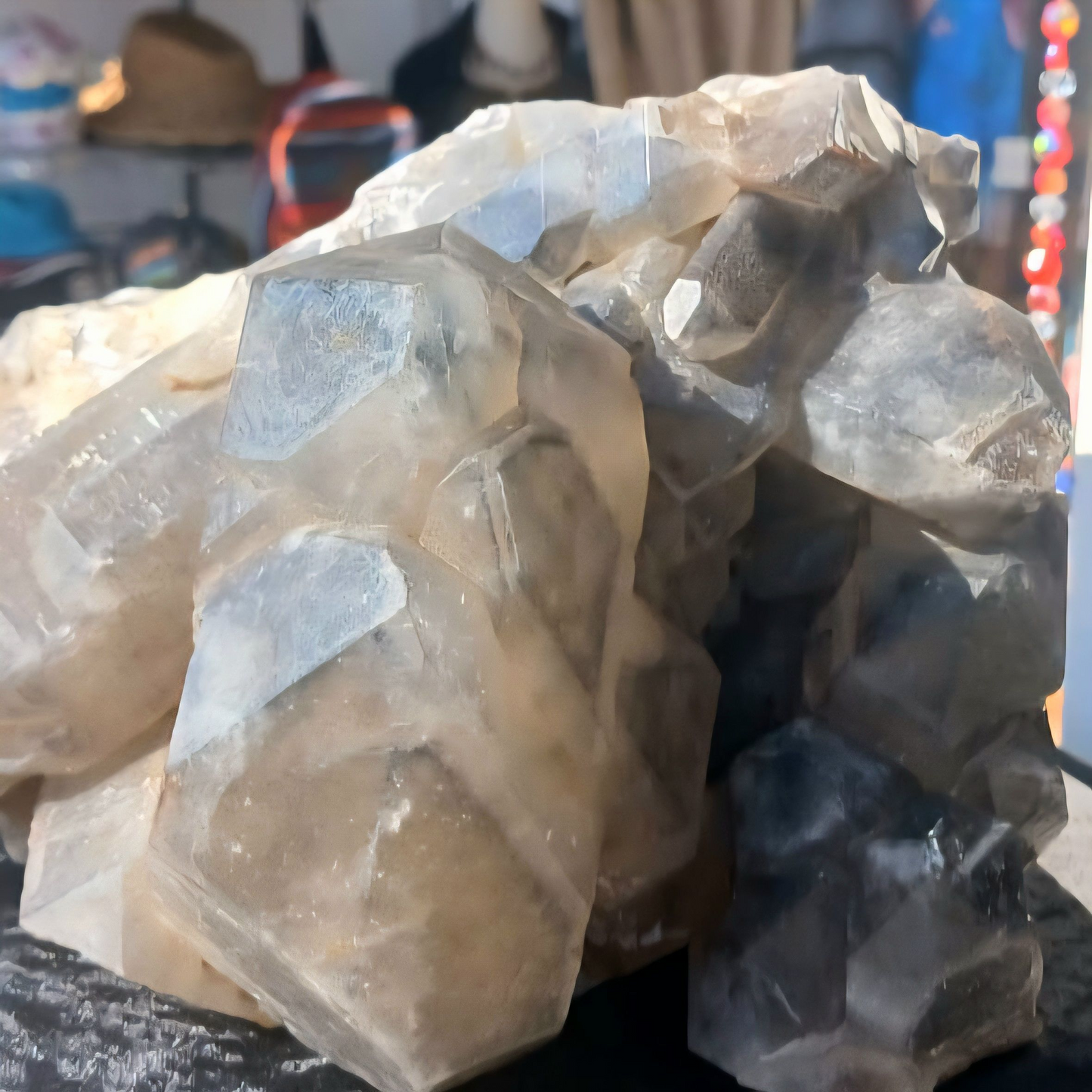 SMOKEY QUARTZ CLUSTER 24CM