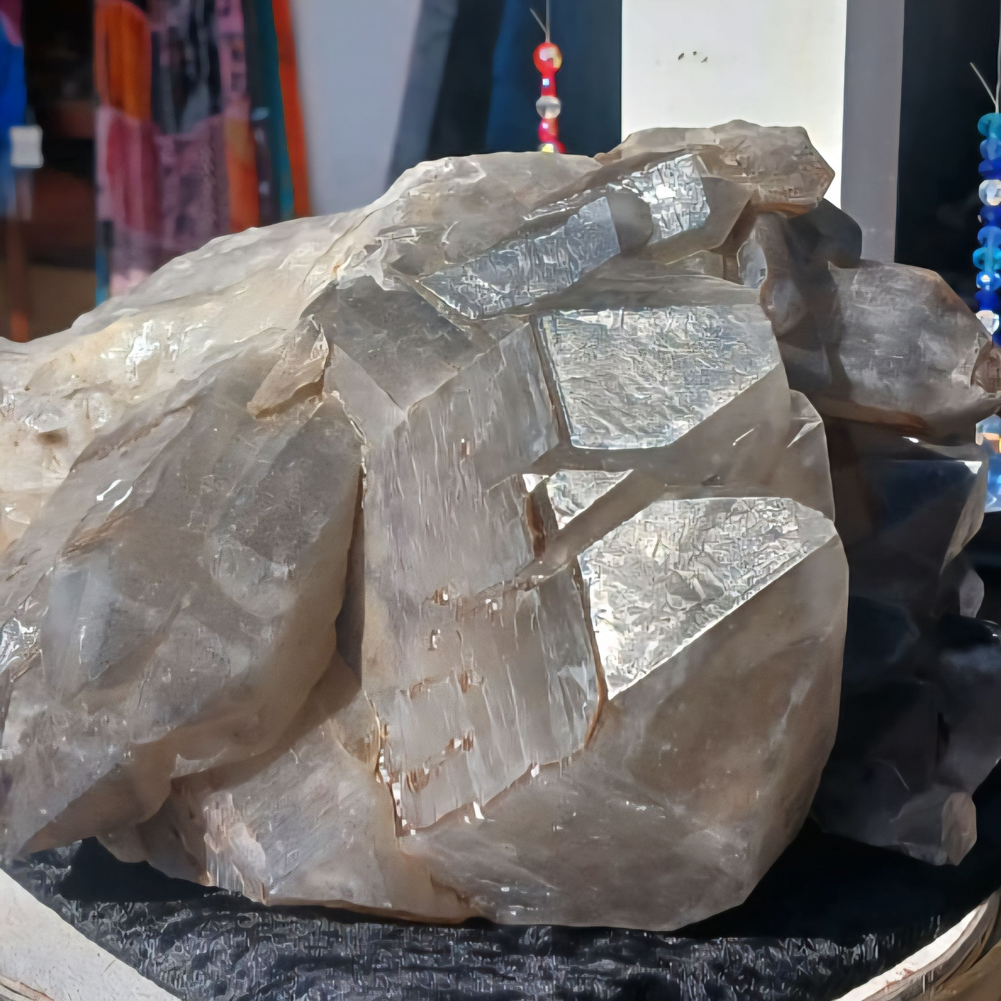 SMOKEY QUARTZ CLUSTER 24CM