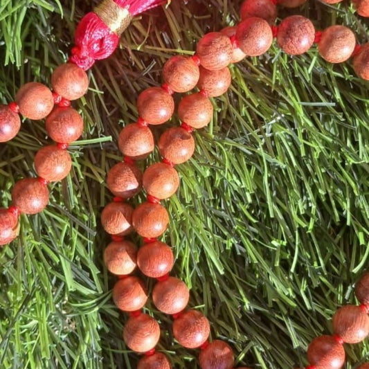 SANDALWOOD MALA BEADS