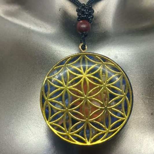 FLOWER OF LIFE ORGONITE PENDANT