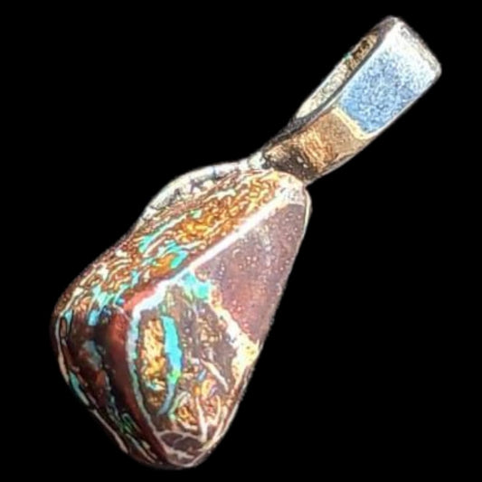 AUSTRALIAN BOULDER OPAL PENDANT