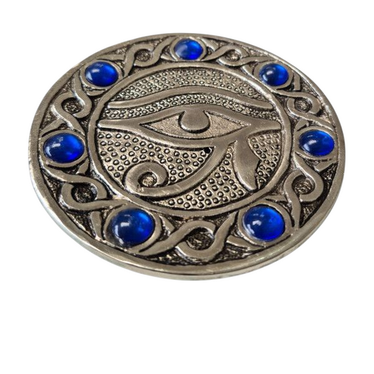 EYE OF HORUS ROUND INCENSE HOLDER 