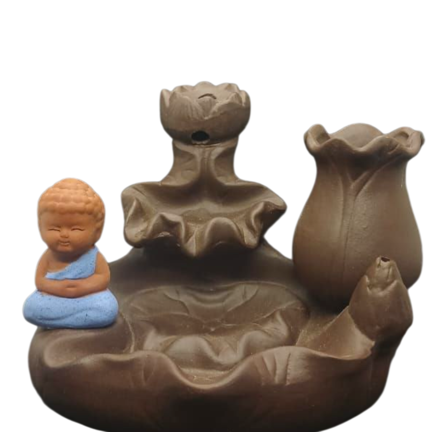 BUDDHA BACKFLOW BURNER  BROWN