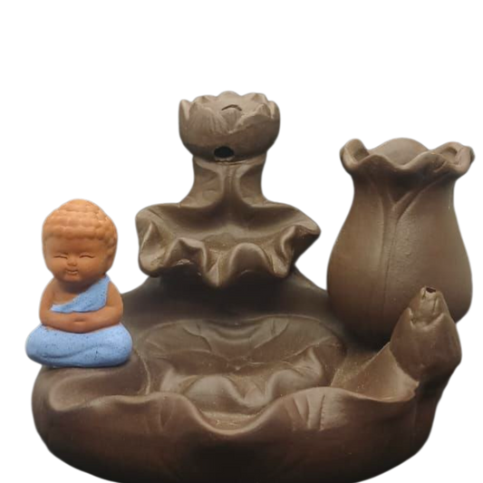 BUDDHA BACKFLOW BURNER  BROWN