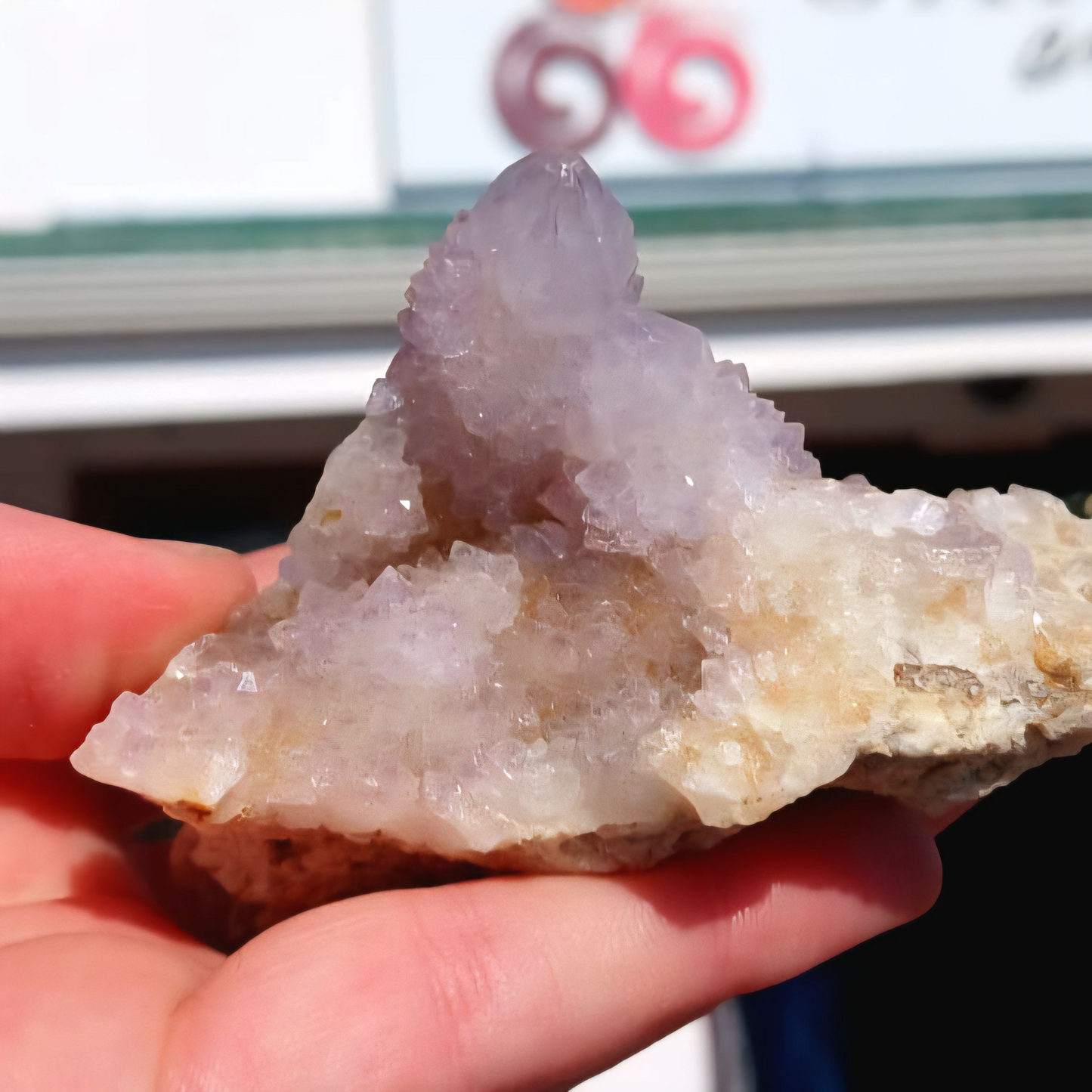 SPIRIT QUARTZ AMETHYST CLUSTER