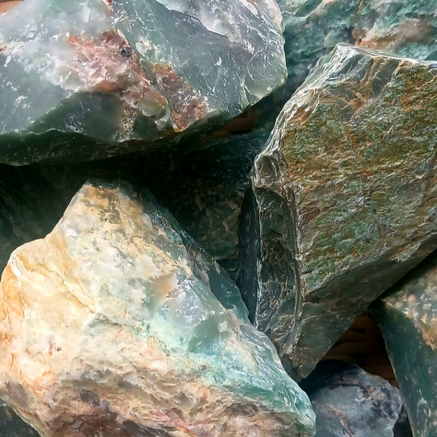 NATURAL JADE LARGE PIECES