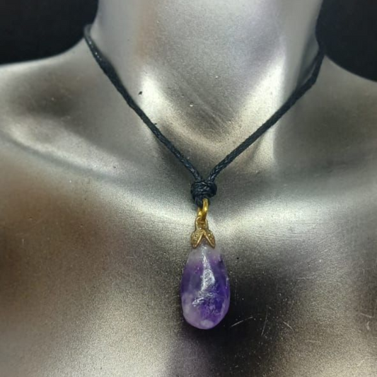 AMETHYST PENDANT NECKLACE