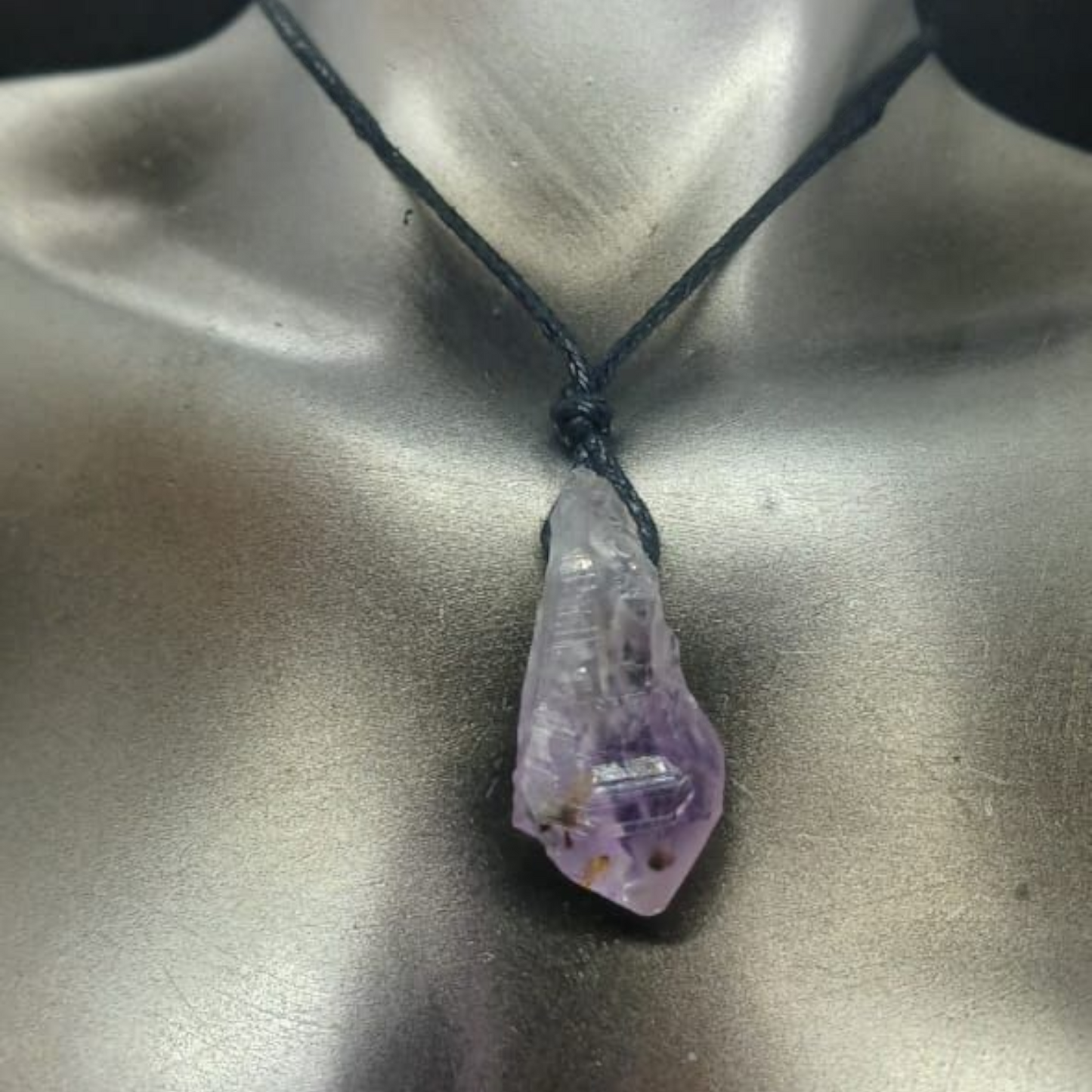 AMETHYST RAW PENDANT NECKLACE