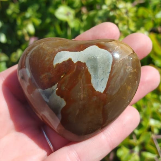 POLYCHROME JASPER HEARTS