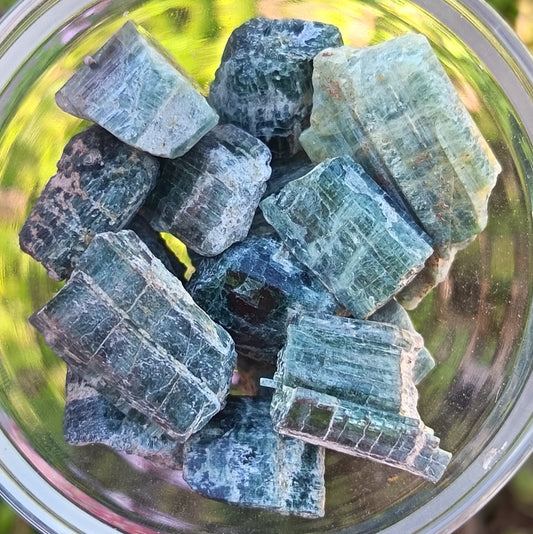 Green Tourmaline pieces from Namibia - 3-14g