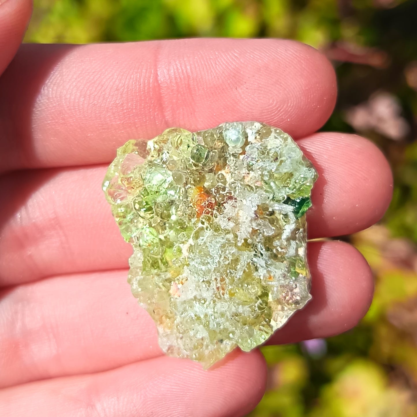 Fluorescent Botryoidal Hyalite Opal - Erongo -  6g