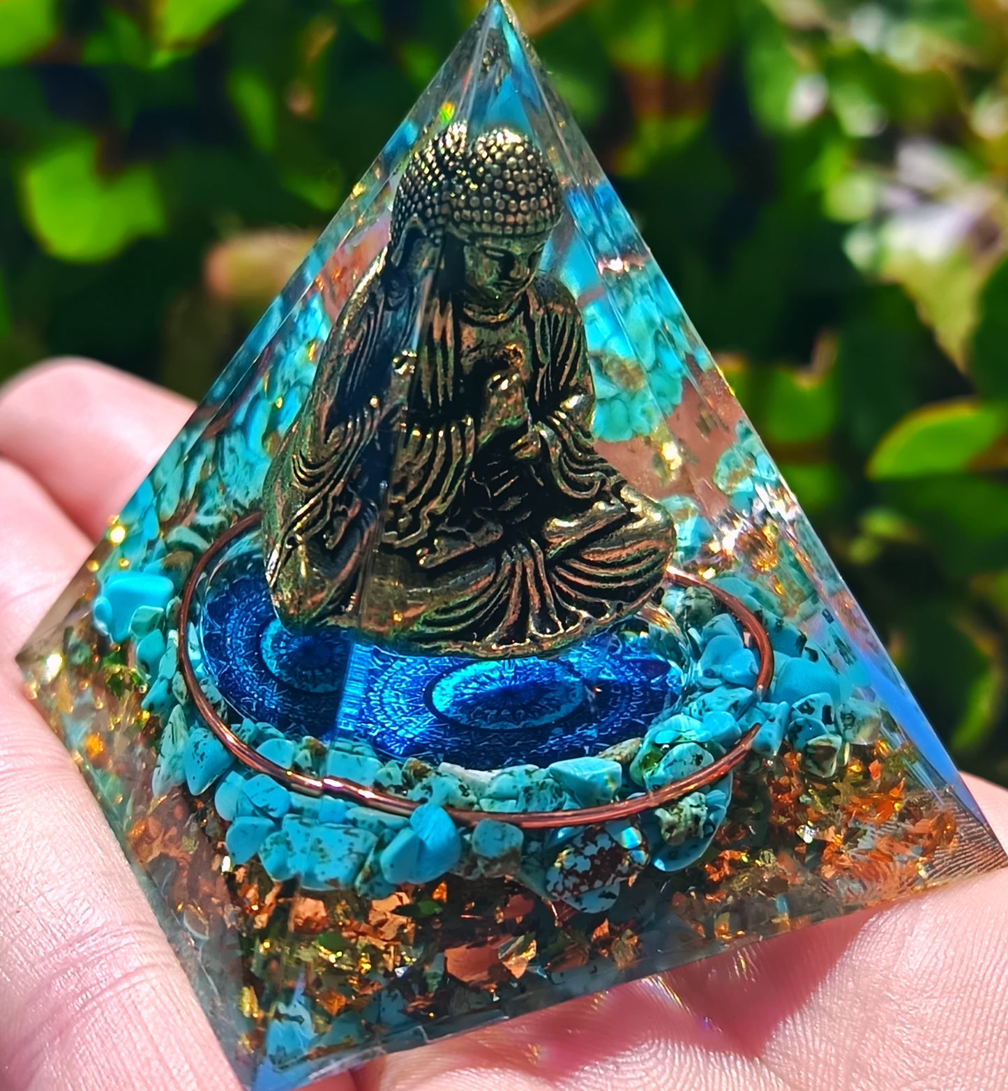 Buddha Orgonite Pyramid