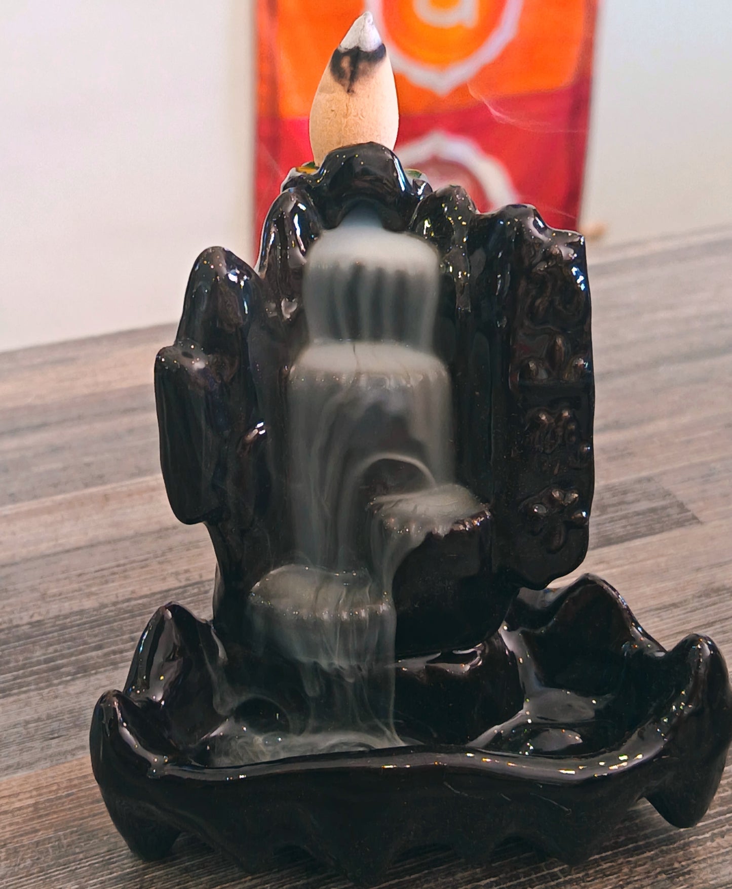 Ceramic Backflow Waterfall Burner