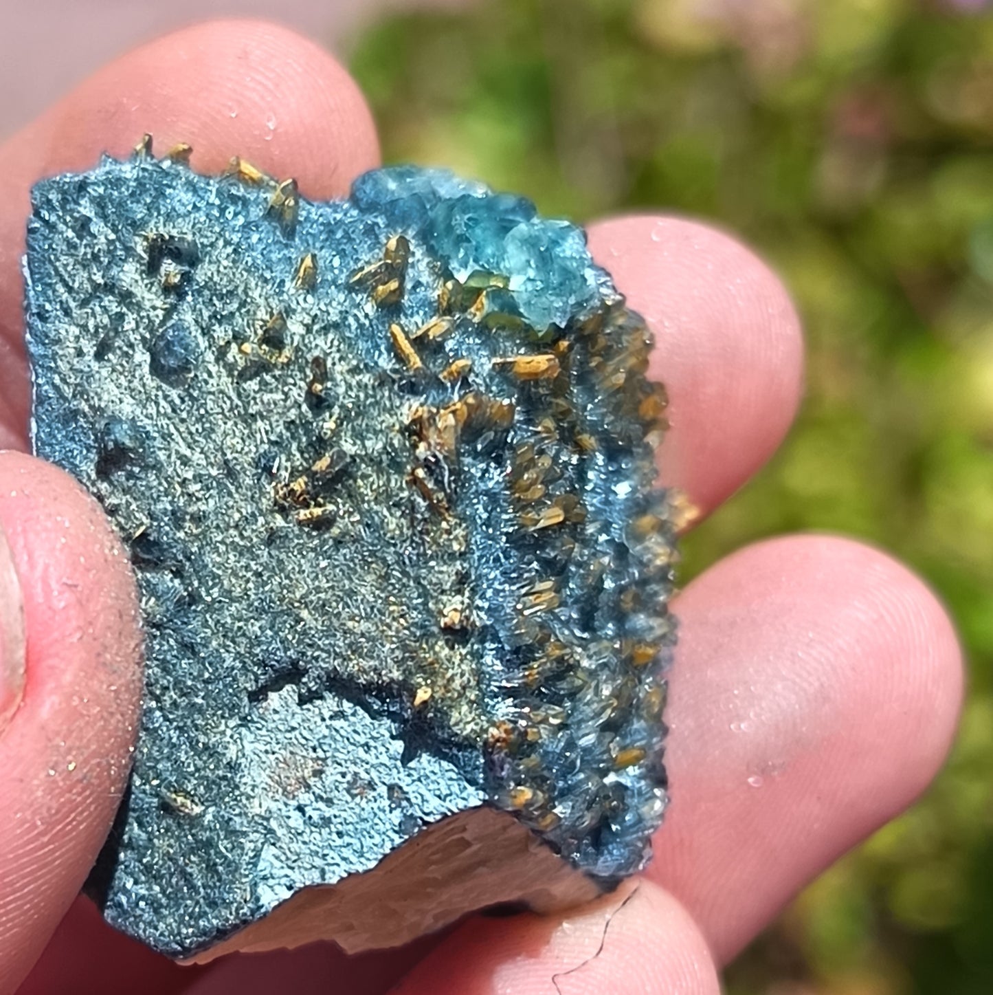 Feldspar with Foitite and Fluorite - 21g