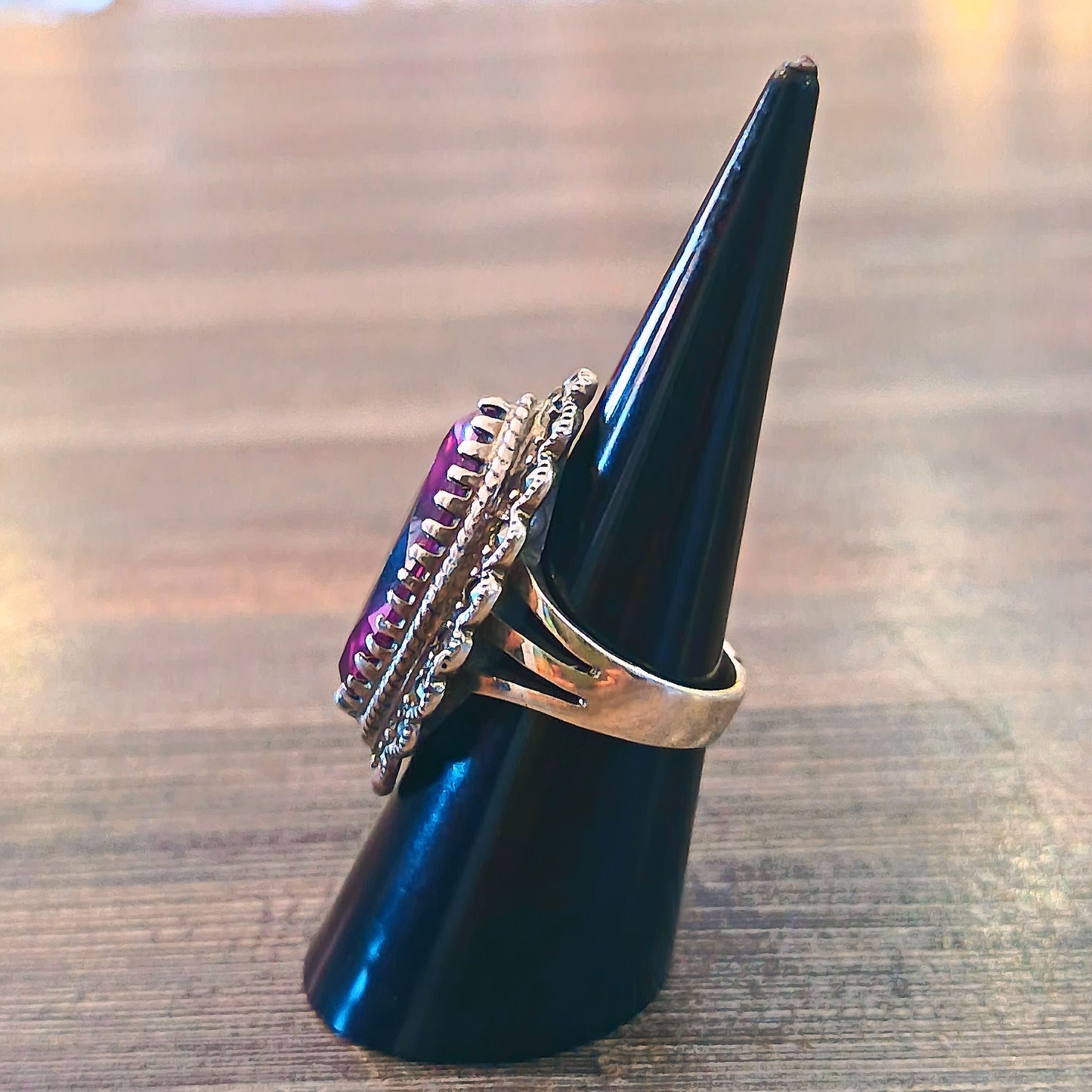 Sterling Silver Amethyst Ring Size 5.5