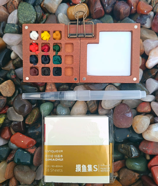 Portable Watercolor Paint Set