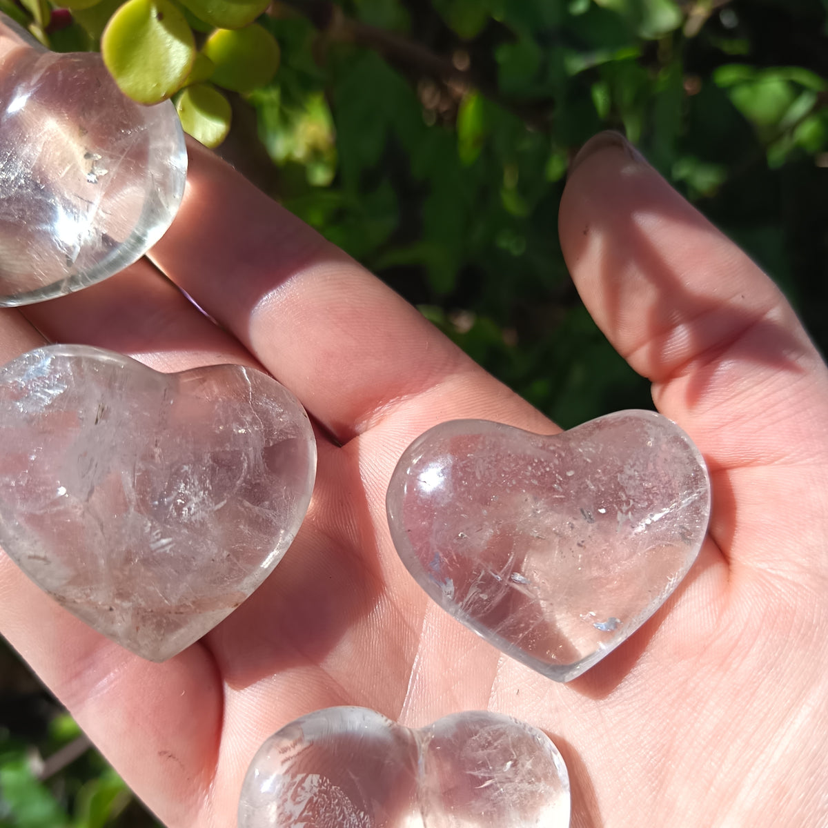 Clear Quartz Heart